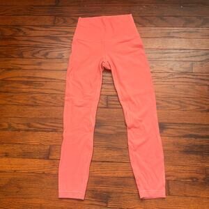 Lululemon Align High Rise Pant Legging 28" 4 Desert Red Coral S M